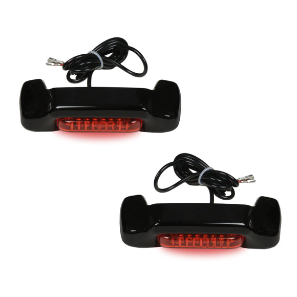 LED Saddlebag Lid Spoilers for Harley Touring Models