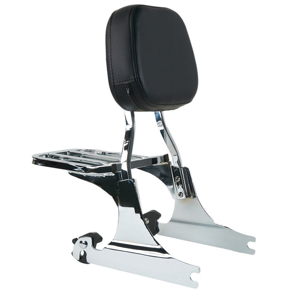 Passenger Backrest with Luggage Rack for Harley Davidson Softail