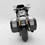 Detachable Rebel Chopped Saddlebags for Low Rider S/ST & Street Bob (2018-2025)