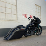 Big Nasty CVO Style Rear Fender & Saddlebags for 2014-2024 Harley Touring Models