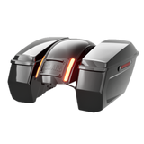 Detachable Rebel Chopped Saddlebags for Low Rider S/ST & Street Bob (2018-2025)